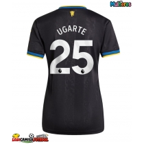 Camisa de Futebol Manchester United Manuel Ugarte #25 Equipamento Alternativo Mulheres 2025-26 Manga Curta